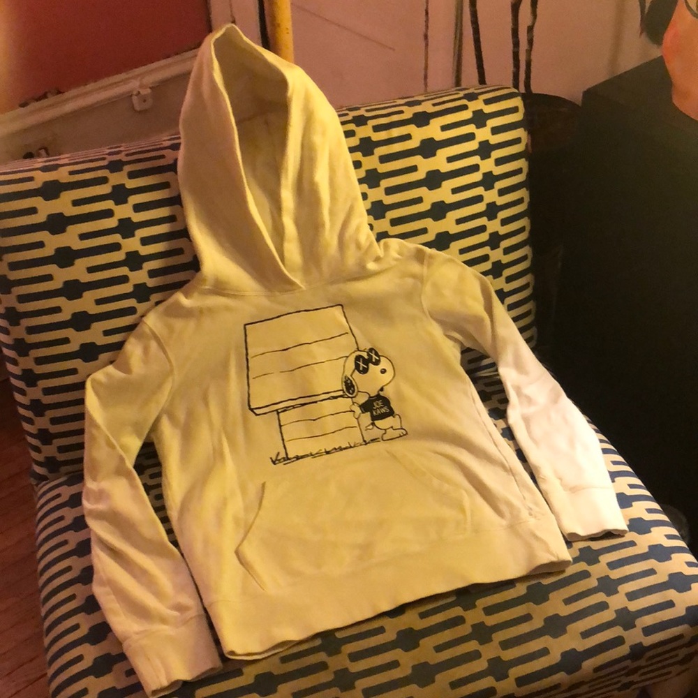 Uniqlo Kaws x Peanuts Graphic White hoodie